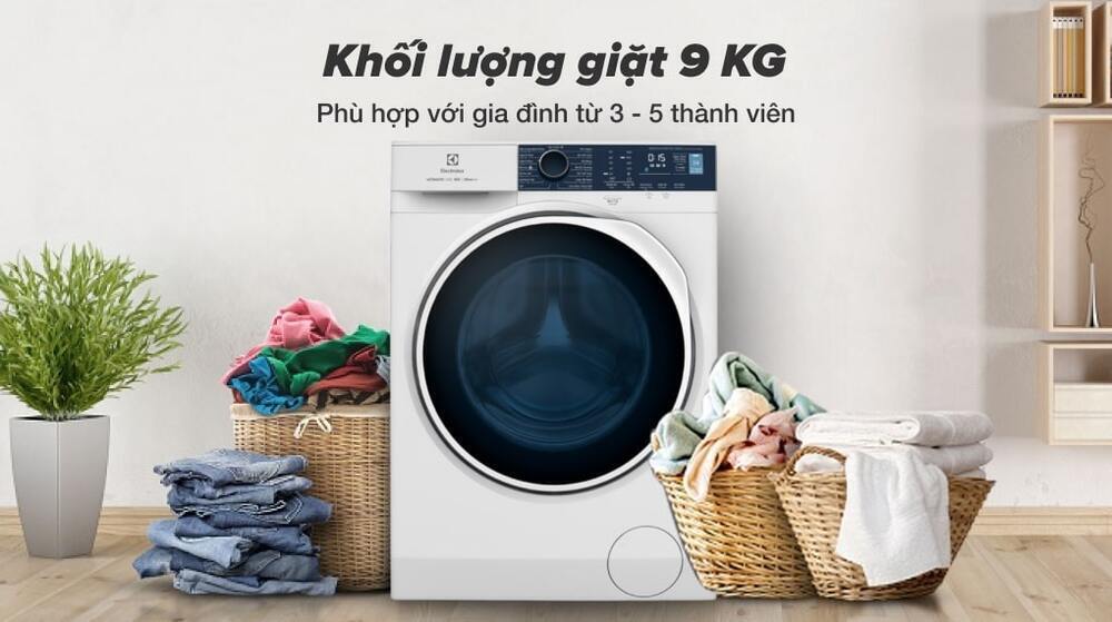 máy giặt electrolux inverter 9 kg ewf9024p5wb