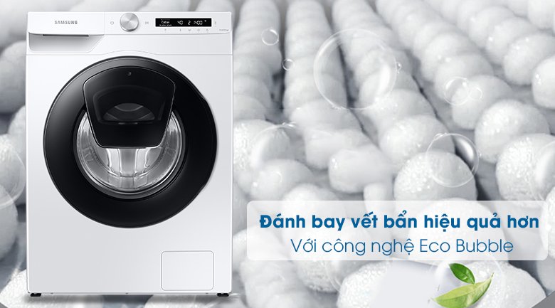 máy giặt samsung addwash inverter 8.5kg ww85t554daw/sv