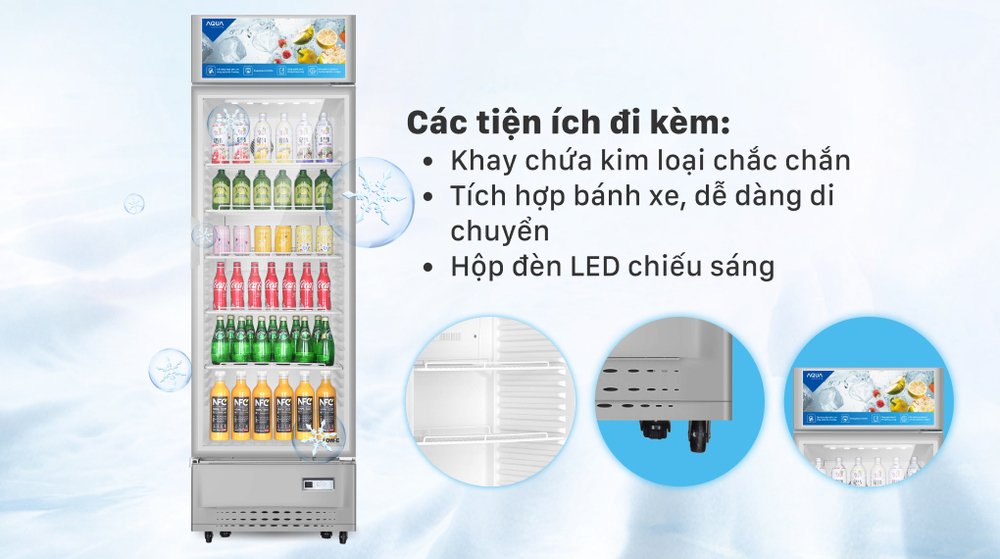 tủ mát aqua 280 lít aqs-af400s