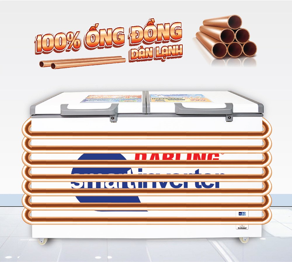 tủ đông darling smart inverter 870 lít dmf-8779asi
