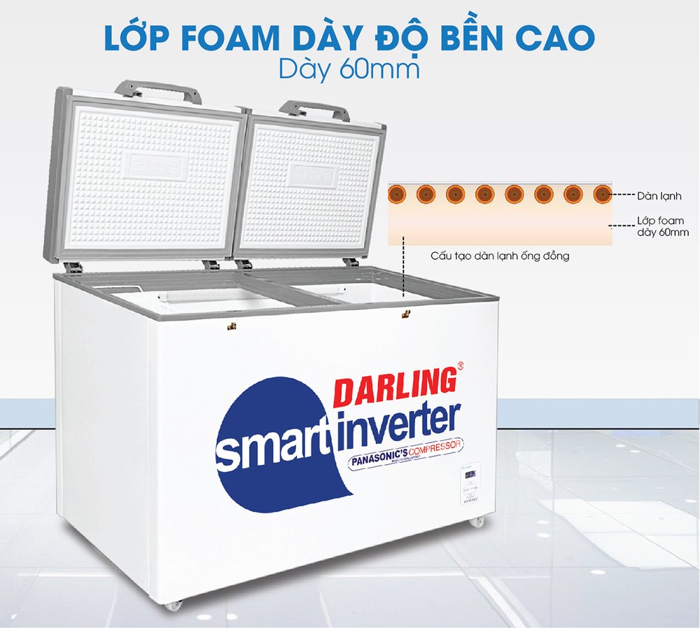 tủ đông darling smart inverter 870 lít dmf-8779asi
