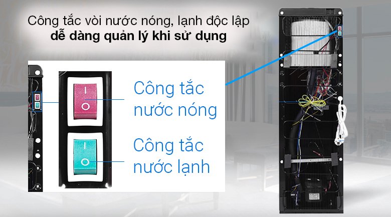 cây nước nóng lạnh toshiba rwf-w1917tv(k)