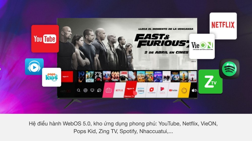 smart tivi casper 4k 50 inch 50uw6000