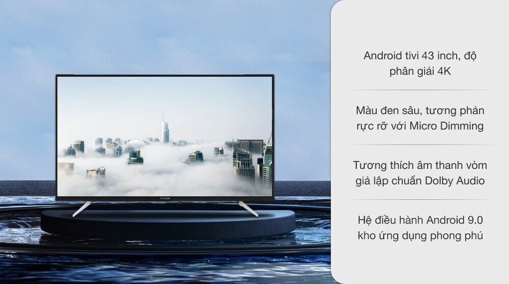 android tivi ffalcon 4k 43 inch 43uf2