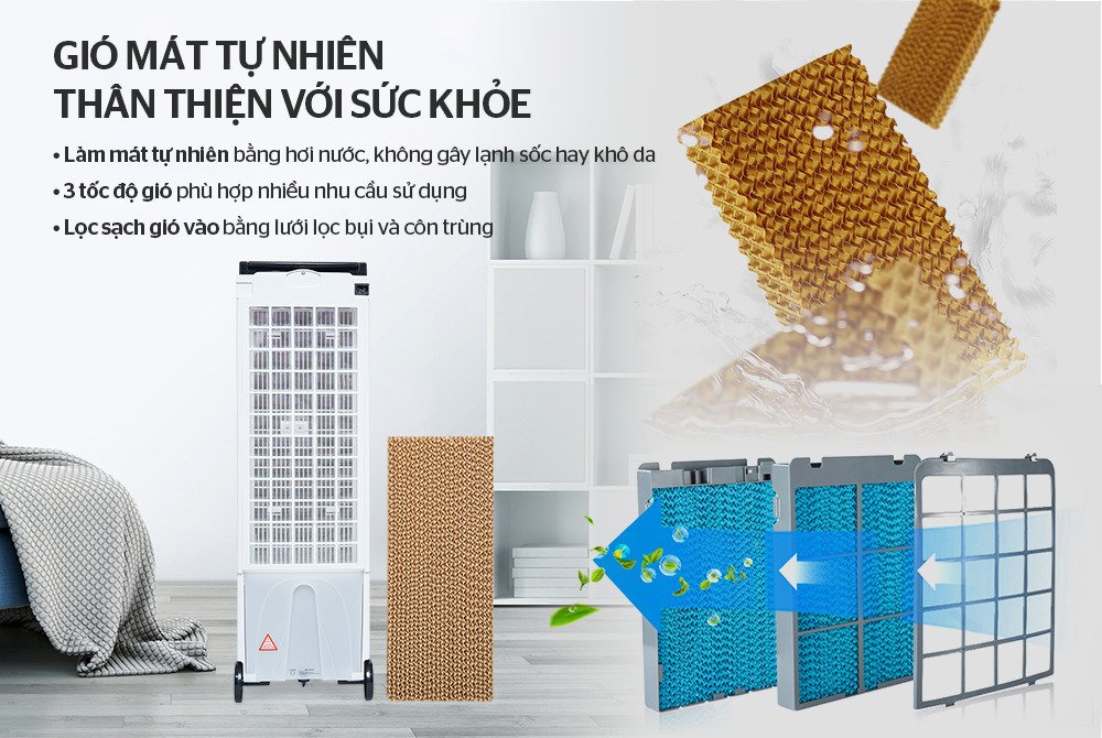 máy làm mát không khí sunhouse shd7719