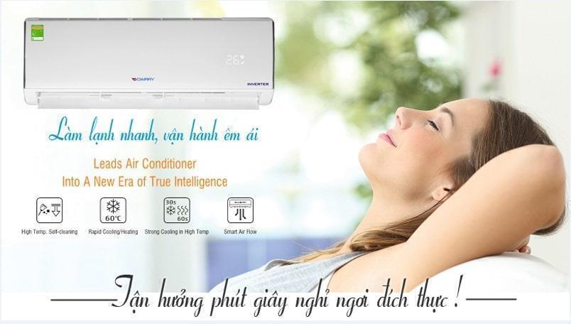 điều hòa dairry 2.5 hp 2 chiều inverter i-dr24uvh