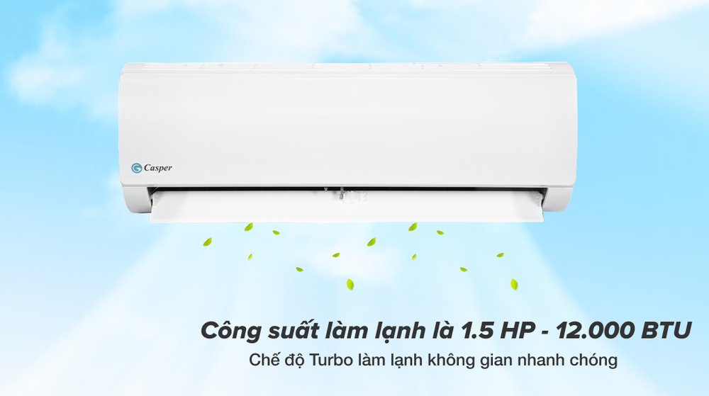 máy lạnh casper 1.5 hp kc-12fc32