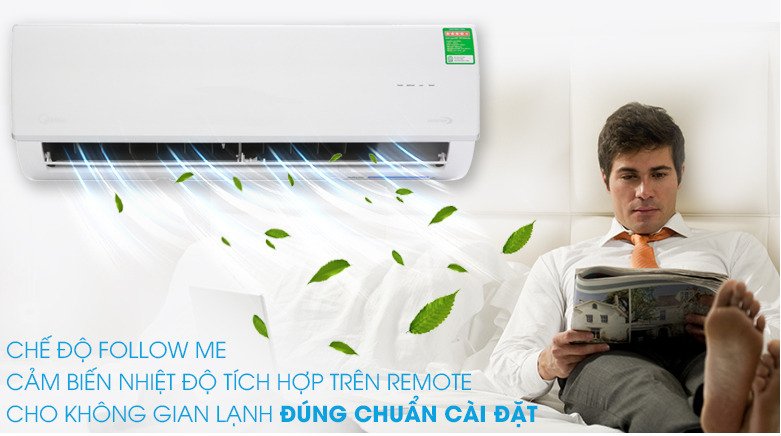 máy lạnh midea inverter 1 hp msafc-10crdn8