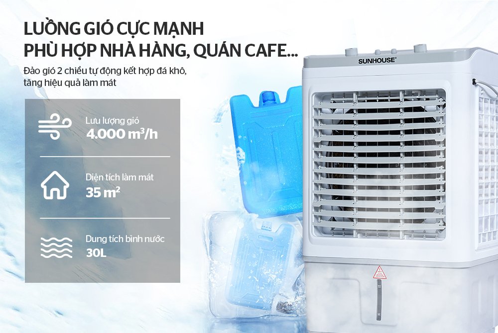 máy làm mát không khí sunhouse shd7734