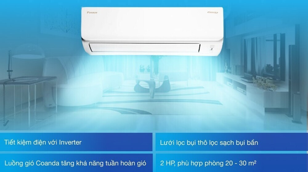 máy lạnh daikin inverter 2 hp ftka50vavmv