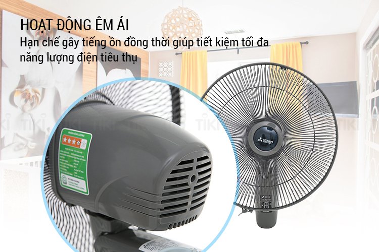 quạt treo tường mitshubishi w16-ra