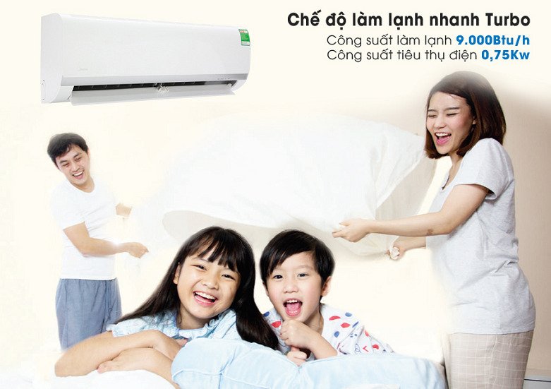 máy lạnh midea inverter 1 hp msafc-10crdn8