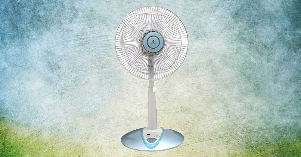 quạt đứng panasonic f 307khb xanh