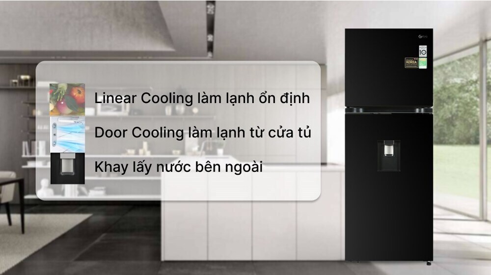 tủ lạnh lg inverter 314 lít gn-d312bl