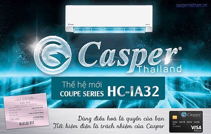 máy lạnh casper inverter 2.5 hp hc-24ia32