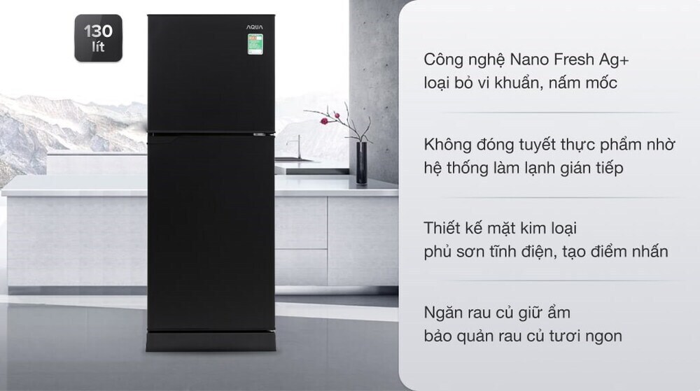 Tủ lạnh Aqua 143L AQR-T150FA(BS) -dienmayngogia.vn