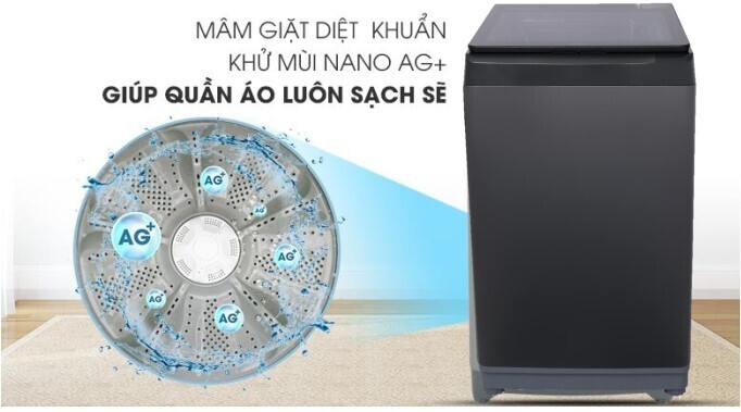 máy giặt aqua 9.0 ký inverter aqw-f91gt.s
