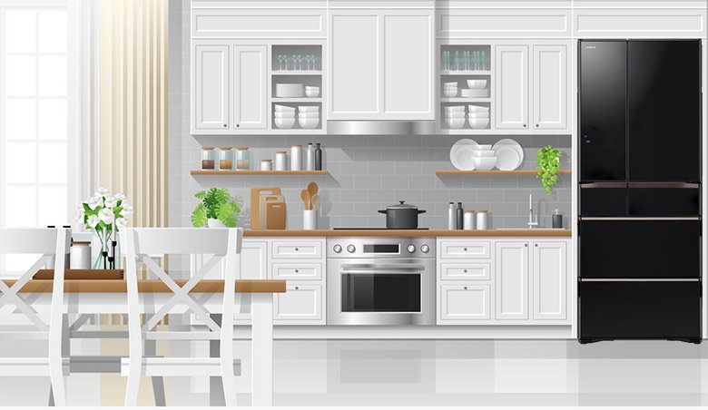 tủ lạnh hitachi inverter 615 lít r-wx620kv (xk)