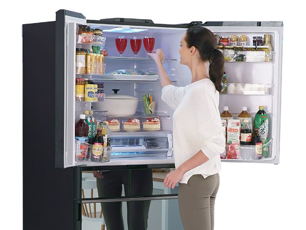 tủ lạnh hitachi inverter 615 lít r-wx620kv (xk)