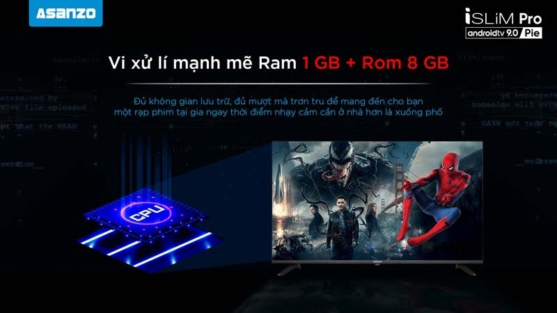 smart tivi asanzo islim pro 32 inch 32s52