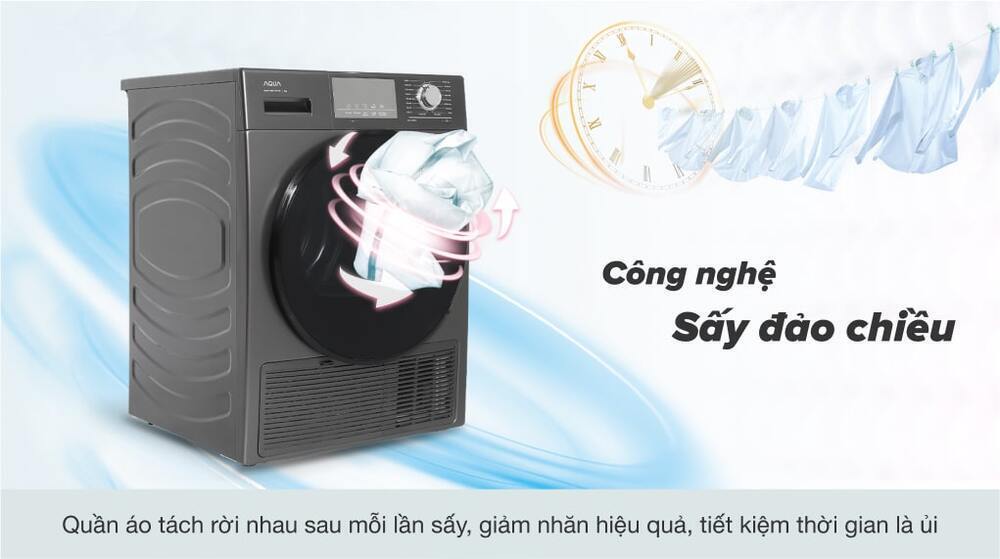 máy sấy bơm nhiệt aqua 9 kg aqh-h900g.ps