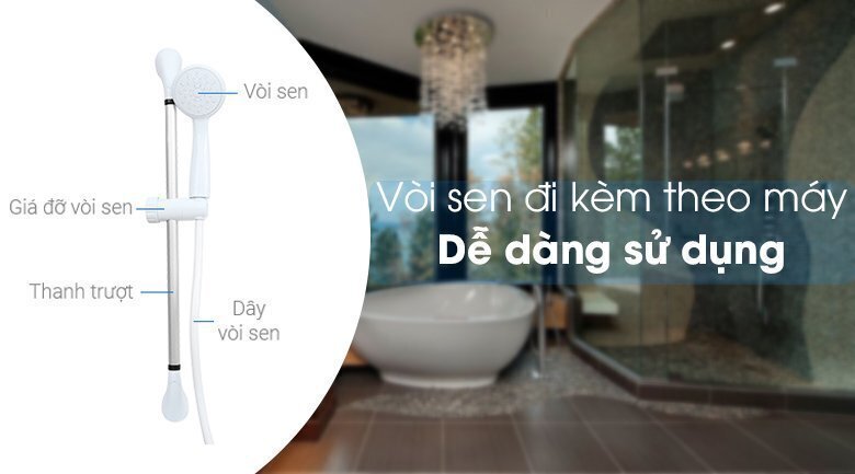 máy nước nóng trực tiếp centon 4500w 8338ep emc