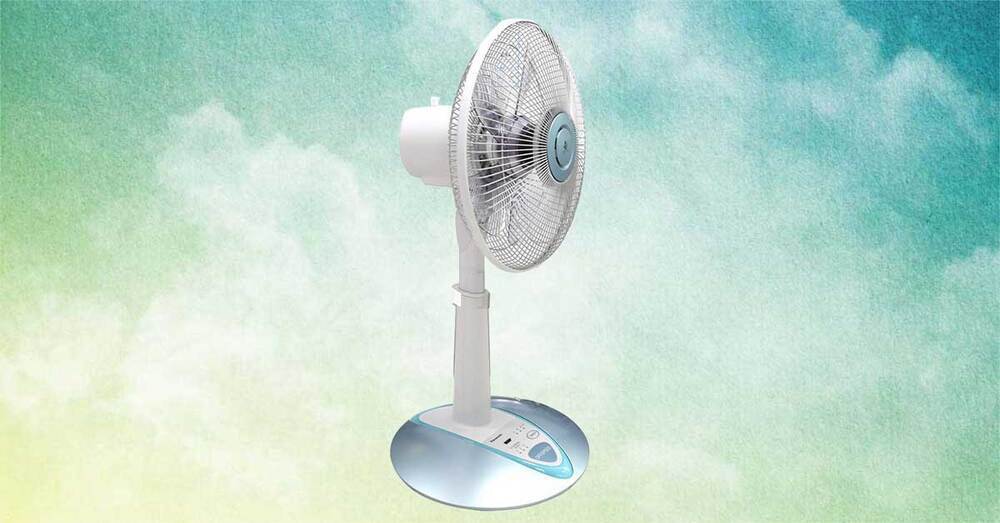 quạt đứng panasonic f 307khb xanh