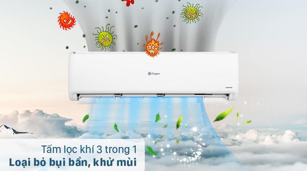 máy lạnh casper inverter 2.5 hp gc-24is32