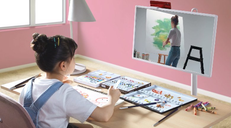 tivi, ipad, điện thoại 3 trong 1 lg stanbyme 2k 27 inch 27art10akpl