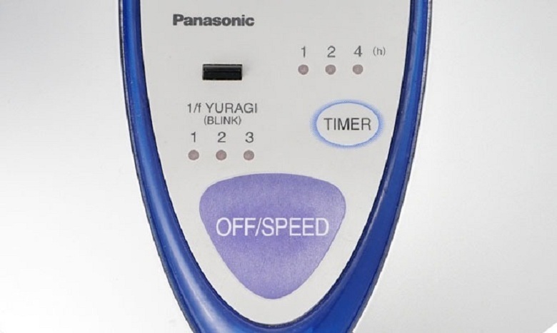 quạt lửng panasonic f-307khs màu bạc