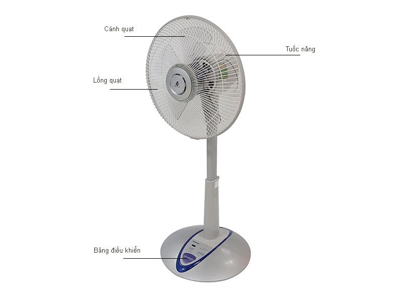 quạt đứng panasonic f 307khb xanh