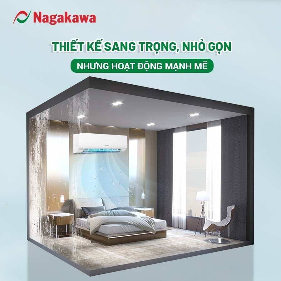 máy lạnh nagakawa inverter 1.0hp nis-c09r2h12
