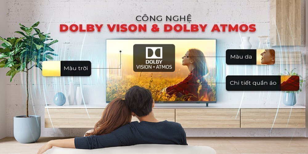 android tivi sharp 4t-c55dj3x smart 4k 55 inch - chính hãng 2022