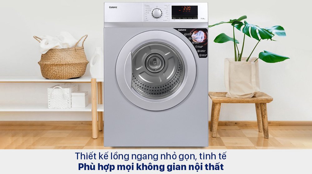 máy sấy thông hơi galanz 7 kg dv-70t5c(s)