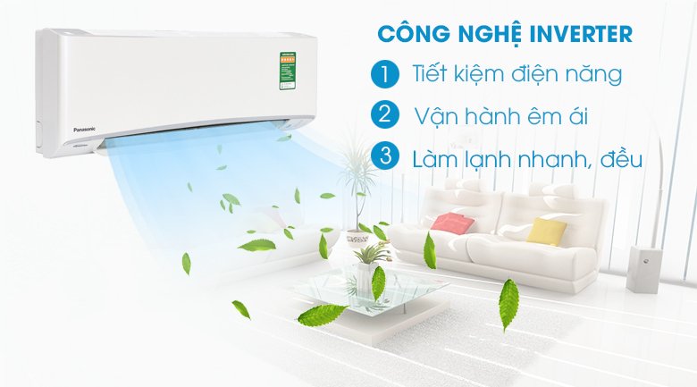 máy lạnh panasonic 1.0hp inverter xpu9xkh-8