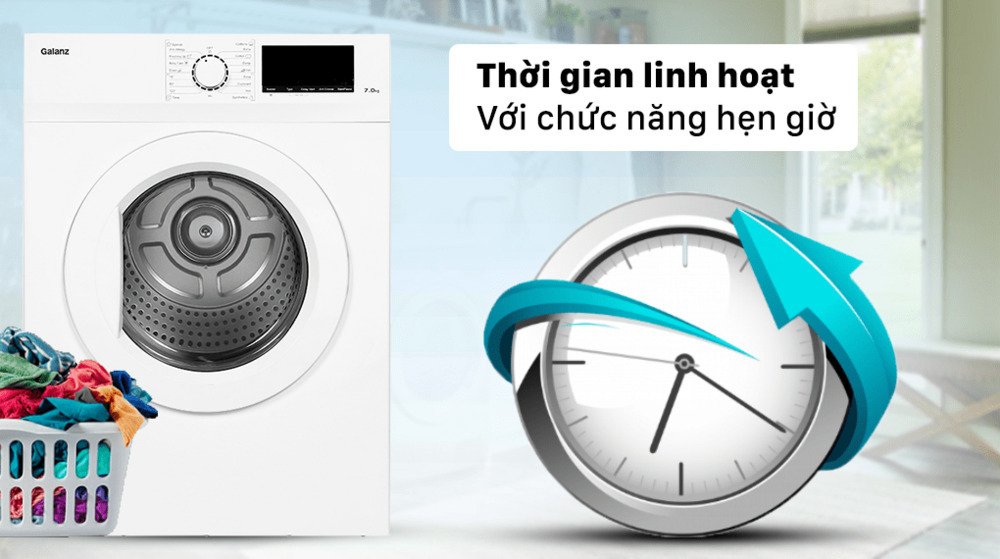 máy sấy thông hơi galanz 7 kg dv-70t5c(w)