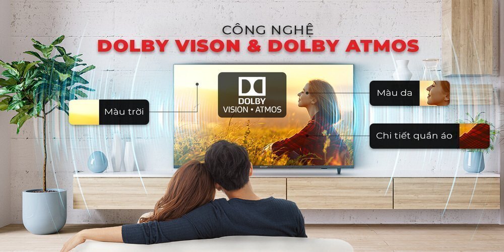 android tivi sharp 4t-c50dj3x smart 4k 50 inch - chính hãng 2022