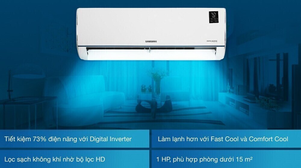 máy lạnh samsung inverter 1hp ar09tyhqasinsv