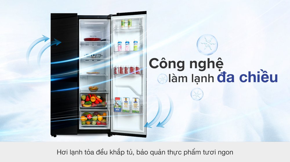 tủ lạnh lg inverter 649 lít gr-b257wb