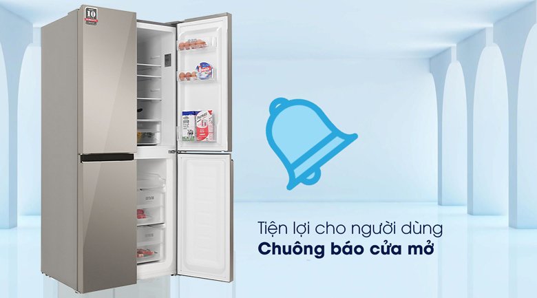 tủ lạnh sharp inverter 401 lít sj-fxp480vg-ch