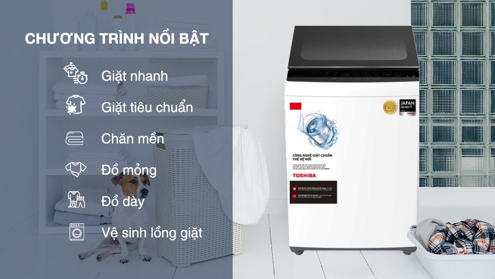 máy giặt toshiba 8 kg aw-m901bv(wk)