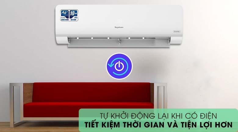 máy lạnh nagakawa inverter 1.0hp nis-c09r2h12