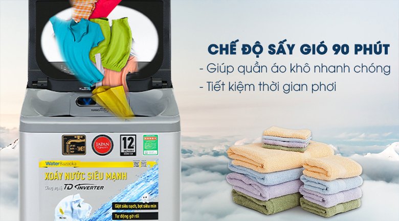 máy giặt panasonic inverter 9.5 kg na-fd95x1lrv