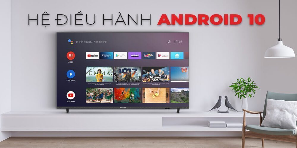 android tivi sharp 4t-c50dj3x smart 4k 50 inch - chính hãng 2022