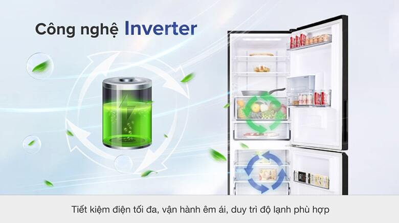 tủ lạnh panasonic inverter 290 lít nr-bv320wkvn