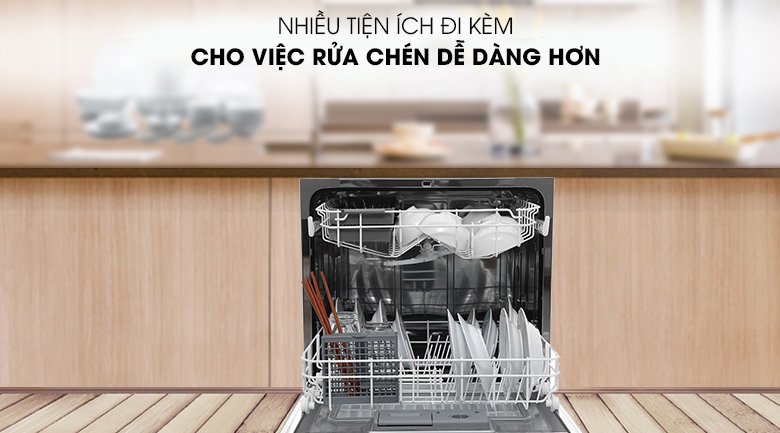 máy rửa chén mini electrolux esf6010bw 1480w
