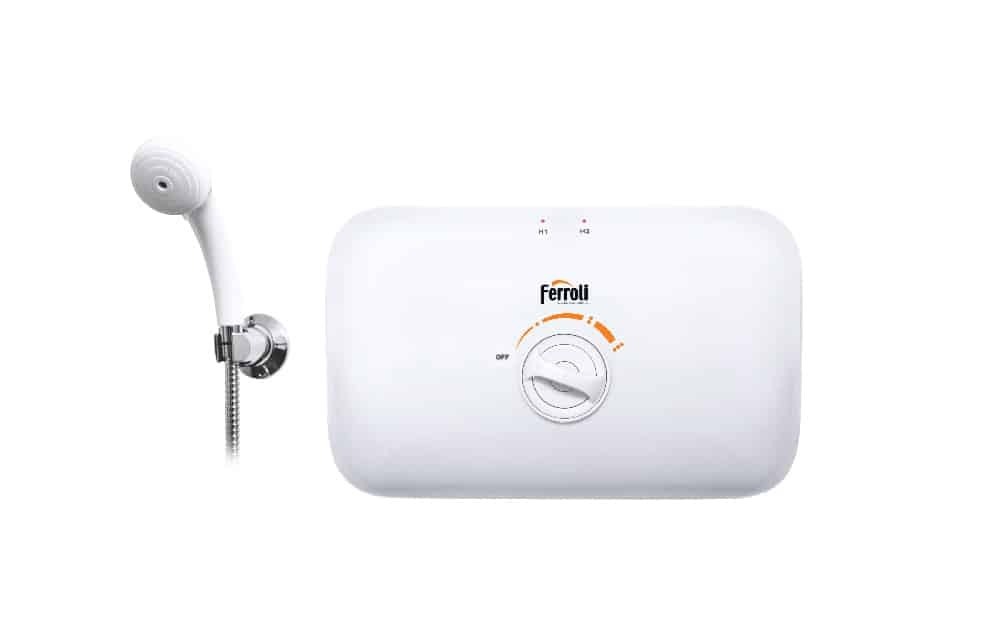 máy nước nóng ferroli rita fs-4.5te trực tiếp có tay sen
