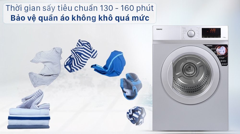 máy sấy thông hơi galanz 7 kg dv-70t5c(s)