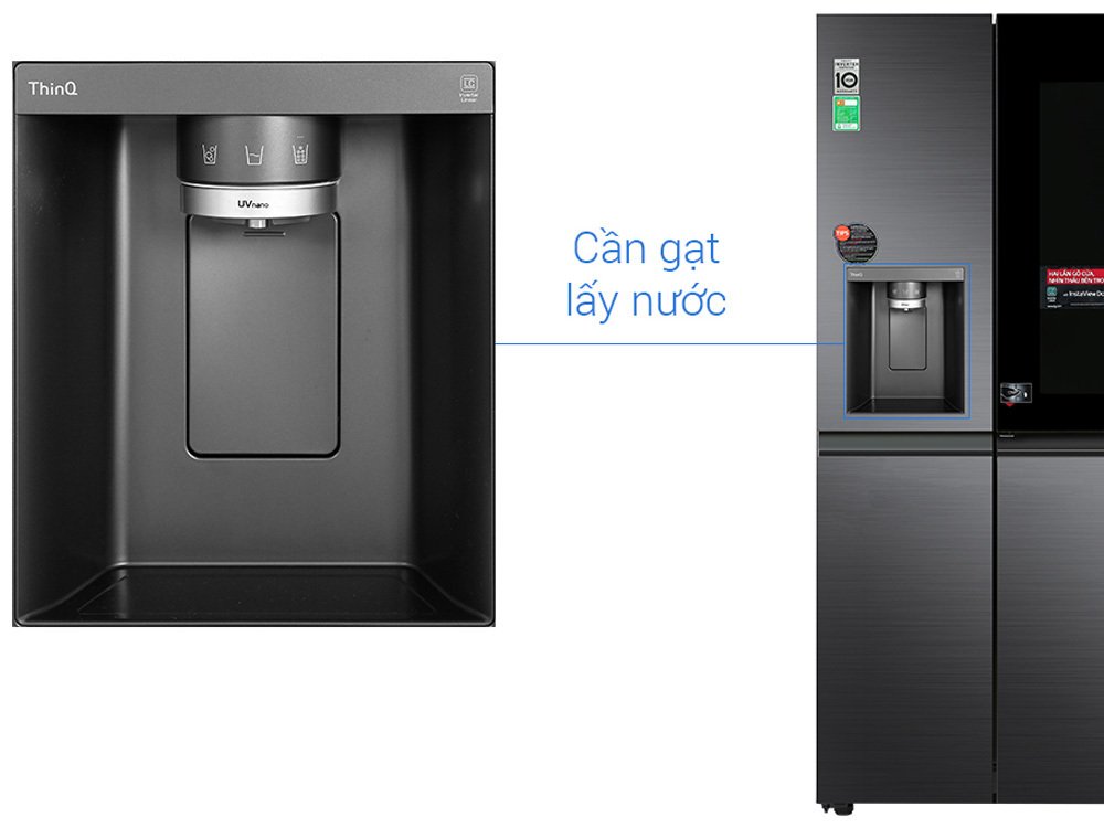 tủ lạnh lg inverter 635 lít gr-x257mc