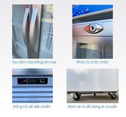 tủ mát darling dl-12000a2 1100 lít